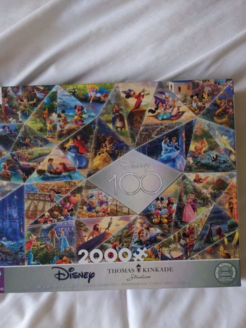NEW Thomas Kinkade Disney 100th Anniversary Jigsaw Puzzle 2000 Pieces by Ceaco